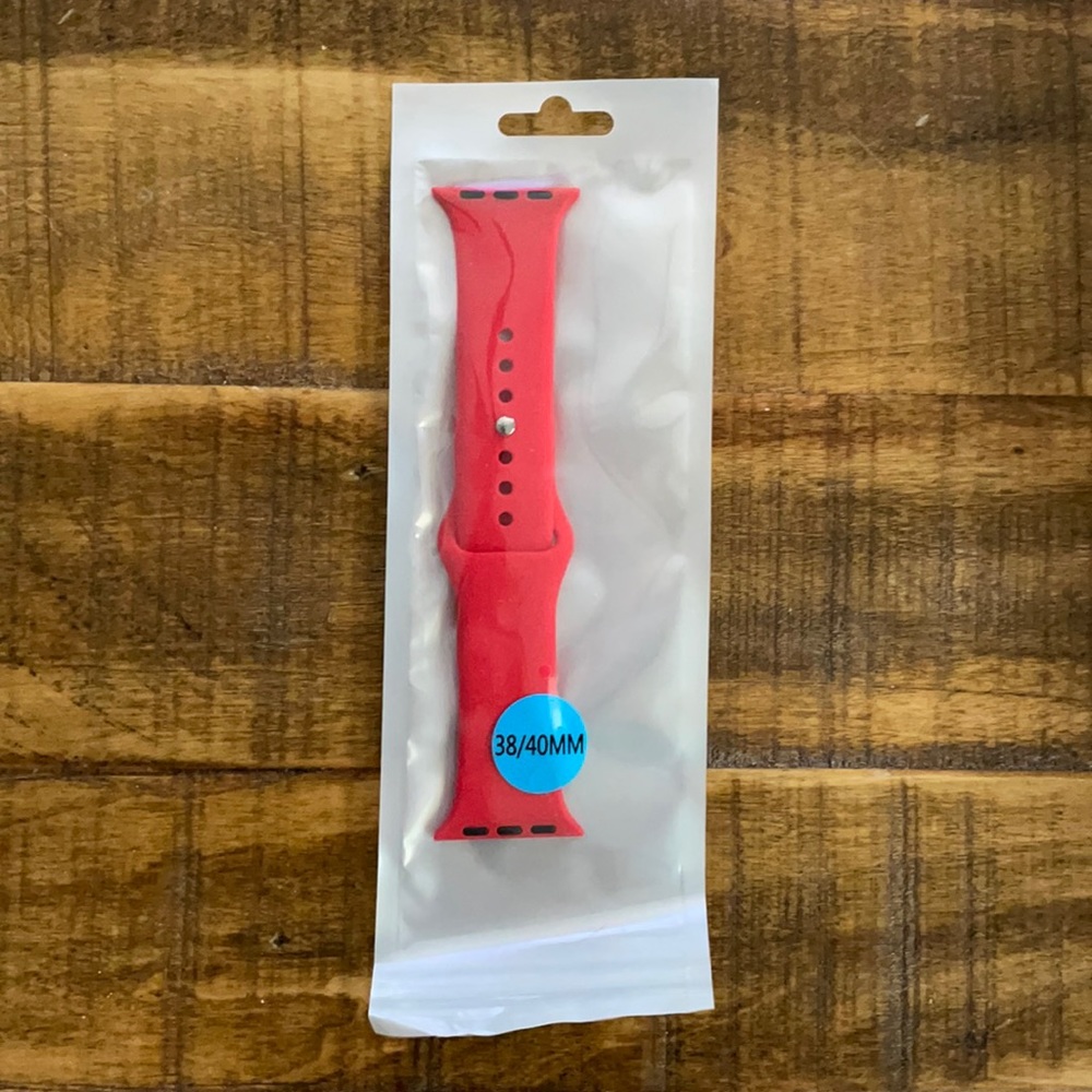 Red Apple Watch band